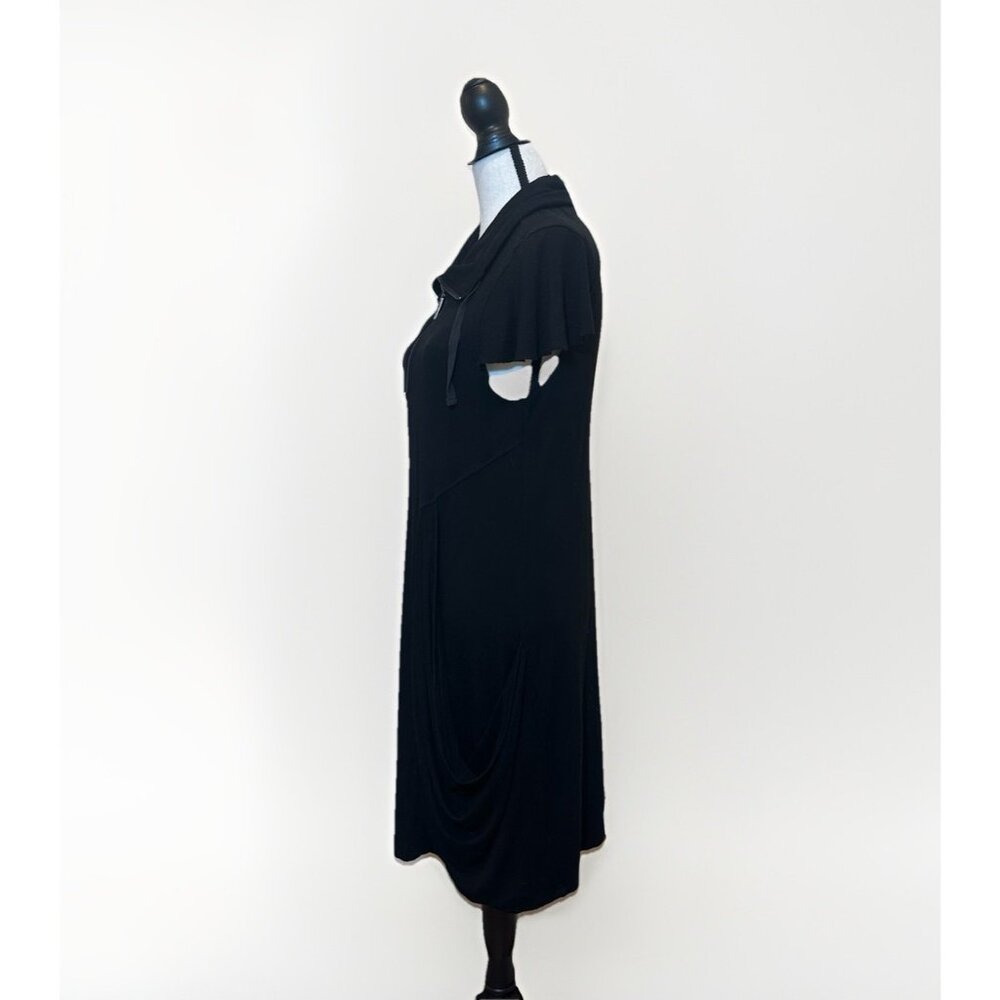 Philsophy Dress Women’s Size Large Midi Length Pockets Raw Hem Sleeve Zipper - Picture 3 of 13